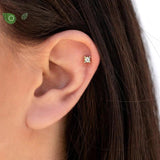925 Silver Evil Eye Stud Earrings Women Party Jewelry