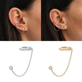 Real Silver 925 Tassel Drop Earrings for Women Piercing Fine Jewelry