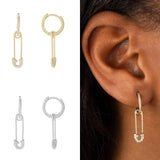 Earrings Silver 925 Sex Pin Drop Earrings Pendientes Jewelry Bijoux Femme