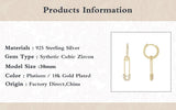 Earrings Silver 925 Sex Pin Drop Earrings Pendientes Jewelry Bijoux Femme