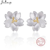 S925 Silver Leaf Dragonfly Puzzle Ear Studs for Women Kids