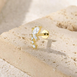 925 Sterling Silver stud earrings for women Fine Jewelry