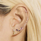925 Silver Butterfly Stud Earrings Minimalist Women Accessory Birthday Gift