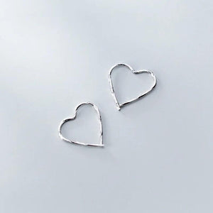 Minimalist Hoop Earrings 925 Sterling Silver