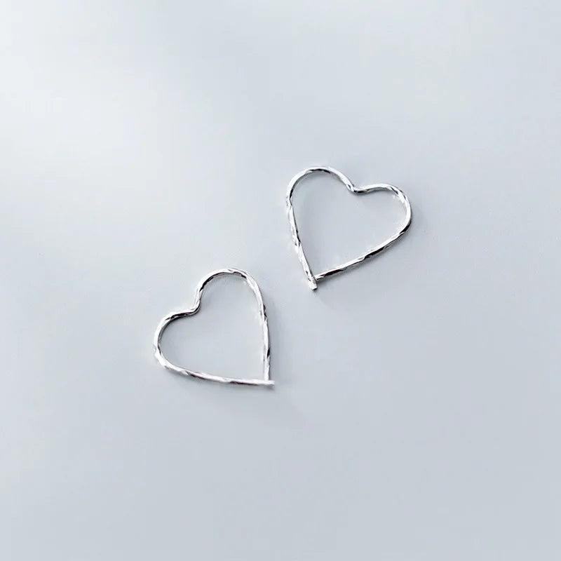 Minimalist Hoop Earrings 925 Sterling Silver