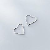 Minimalist Hoop Earrings 925 Sterling Silver