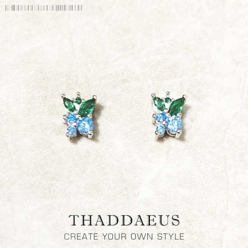 Blueberry Stud Earrings Sweet Fine Jewelry 925 Sterling Silver