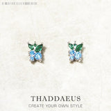 Blueberry Stud Earrings Sweet Fine Jewelry 925 Sterling Silver