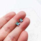 Blueberry Stud Earrings Sweet Fine Jewelry 925 Sterling Silver
