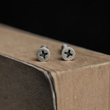 925 Silver Vintage Stud Earrings Halloween Gift
