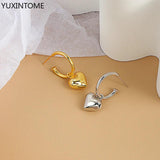 925 Silver Heart Drop Earrings for Women Girls