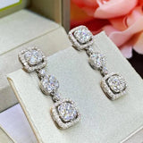 Lab Diamond Drop Earrings for Women