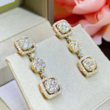 Lab Diamond Drop Earrings for Women