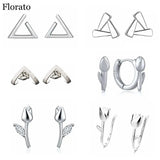 Korea 925 Sterling Silver Ear Needle Earrings