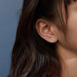 Korea 925 Sterling Silver Ear Needle Earrings