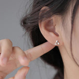 Korea 925 Sterling Silver Ear Needle Earrings