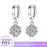 925 Silver Drop Earrings Pizza Ball Pearl Jewelry Making