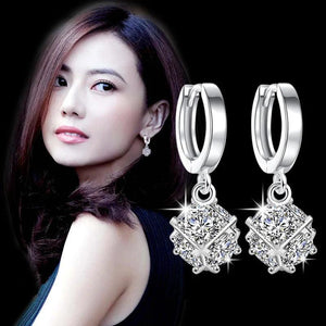 925 Silver Drop Earrings Pizza Ball Pearl Jewelry Making
