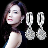925 Silver Drop Earrings Pizza Ball Pearl Jewelry Making
