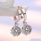 925 Silver Drop Earrings Pizza Ball Pearl Jewelry Making
