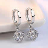 925 Silver Drop Earrings Pizza Ball Pearl Jewelry Making