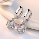 925 Silver Drop Earrings Pizza Ball Pearl Jewelry Making