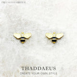 Bee Dancer Stud Earrings in 925 Sterling Silver