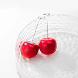 Trusta 925 Silver Cherry Stud Earrings For Women DA163