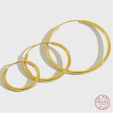 925 Silver Round Stud Earrings Women Sexy Bar Party Jewelry Gift