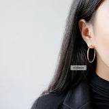 925 Silver Round Stud Earrings Women Sexy Bar Party Jewelry Gift
