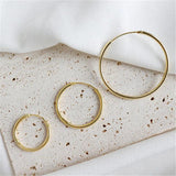925 Silver Round Stud Earrings Women Sexy Bar Party Jewelry Gift