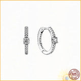 925 Sterling Silver Asymmetric Stars Earrings