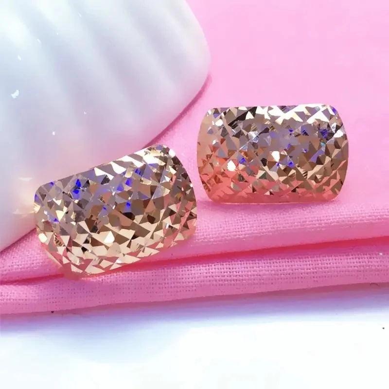 14K Rose Gypsophila Earrings Women Wedding Jewelry