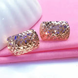14K Rose Gypsophila Earrings Women Wedding Jewelry