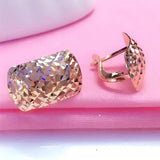 14K Rose Gypsophila Earrings Women Wedding Jewelry