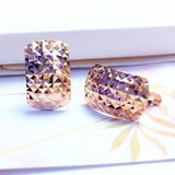 14K Rose Gypsophila Earrings Women Wedding Jewelry