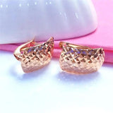 14K Rose Gypsophila Earrings Women Wedding Jewelry
