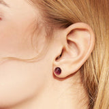 S925 Silver Stud Earrings with Austrian Crystals for Women