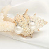 Natural Freshwater 10-11mm Pearl Earrings 925 Sterling Silver Drop Earrings