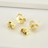 925 Silver18mm Climber Stud Earring Zircon Piercing