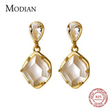 CZ Tassel Drop Earrings 925 Silver Wedding Jewelry