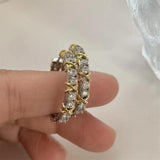 925 Silver Earring AAAAA Zircon CZ Wedding Jewelry For Women