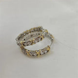 925 Silver Earring AAAAA Zircon CZ Wedding Jewelry For Women