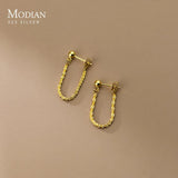 925 Silver Sparkling Ear Studs Wedding Jewelry