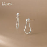 925 Silver Sparkling Ear Studs Wedding Jewelry