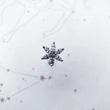 Flower Stud Earrings in 925 Sterling Silver