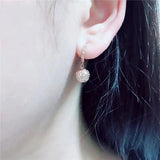 14K Rose Round Hollow Out Dinner Party Jewelry Gift