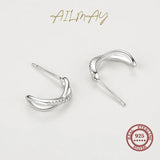 925 Silver Infinite Love Zircon Stud Earrings