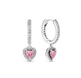 Mom's Gift Infinity Knot Tangle Infinity Heart Earrings