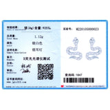 Genuine 925 Silver Snake Stud Earrings Women Party Jewelry Brincos